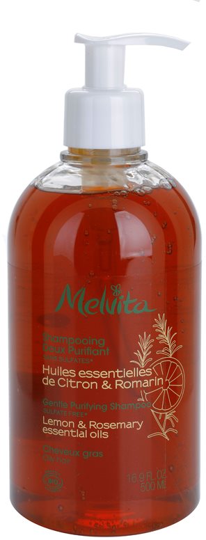 Melvita Hair sampon de curatare delicat pentru par gras