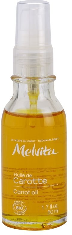 Melvita Huiles de Beauté Carotte 100 % arganový olej pre suché miesta tváre a pier na tvár a telo