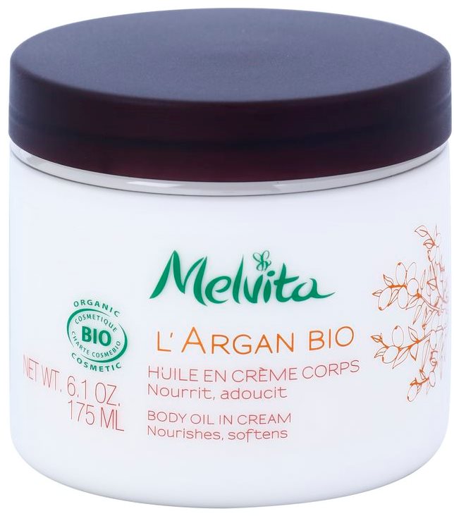 Melvita L'Argan Bio creme corporal nutritivo para pele fina e lisa