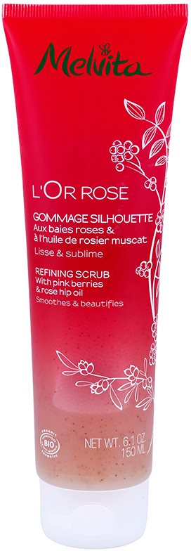 Melvita L'Or Rose exfoliant corp pentru piele neteda si delicata