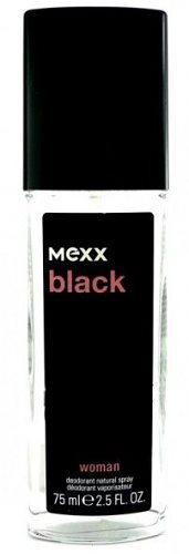 Mexx Black Woman déodorant avec vaporisateur pour femme 75 ml