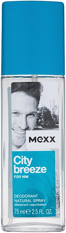 Mexx City Breeze Deo met verstuiver voor Mannen 75 ml