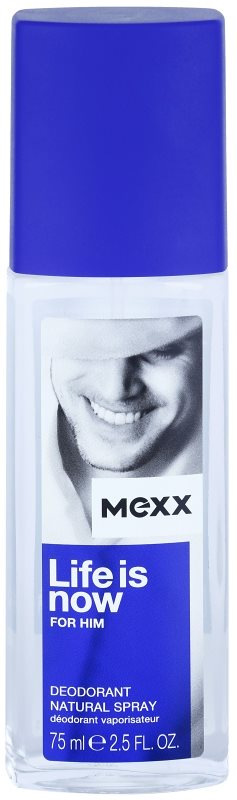 Mexx Life is Now for Him deodorant s rozprašovačem pro muže 75 ml
