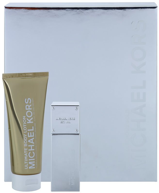 Michael Kors White Luminous Gold dárková sada I.