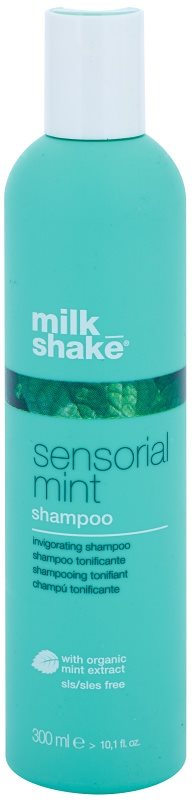 Milk Shake Sensorial Mint frissítő sampon a hajra és a fejbőrre