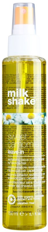 Milk Shake Sweet Camomile vyživující bezoplachový kondicionér pro blond vlasy