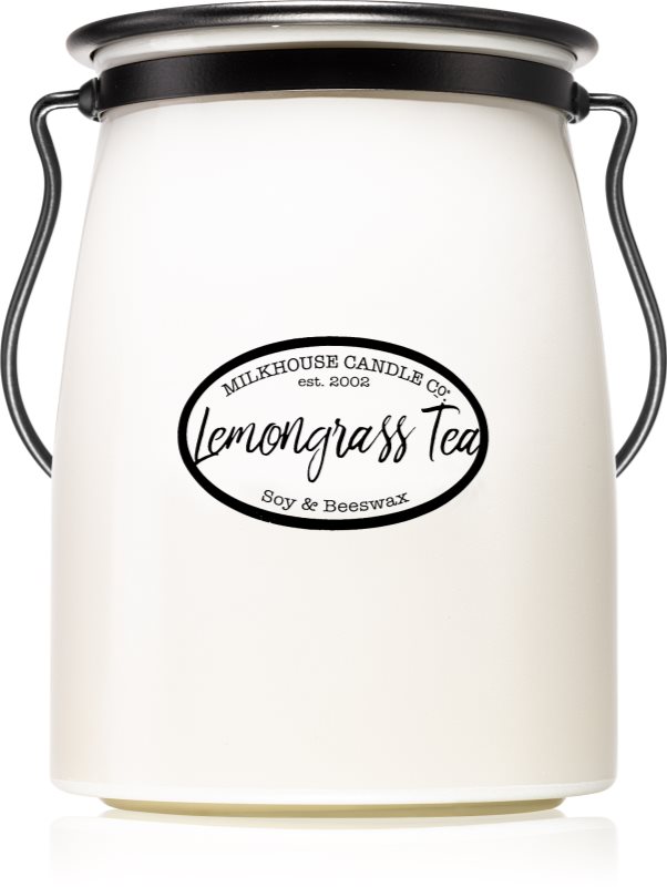 Milkhouse Candle Co. Creamery Lemongrass Tea vonná sviečka 624 g Butter Jar