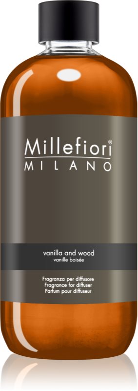 Millefiori Natural Vanilla and Wood ricarica per diffusori di aromi 500 ml