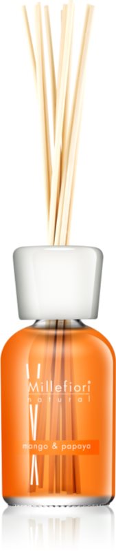 Millefiori Natural Mango & Papaya aroma diffúzor töltelékkel 250 ml