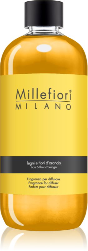 Millefiori Natural Legni e Fiori d'Arancio reumplere în aroma difuzoarelor 500 ml