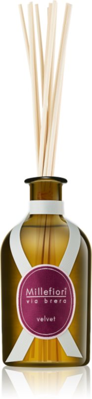 Millefiori Via Brera Velvet diffuseur d'huiles essentielles avec recharge 250 ml