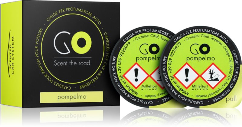 Millefiori GO Pompelmo illat autóba 2 db utántöltő