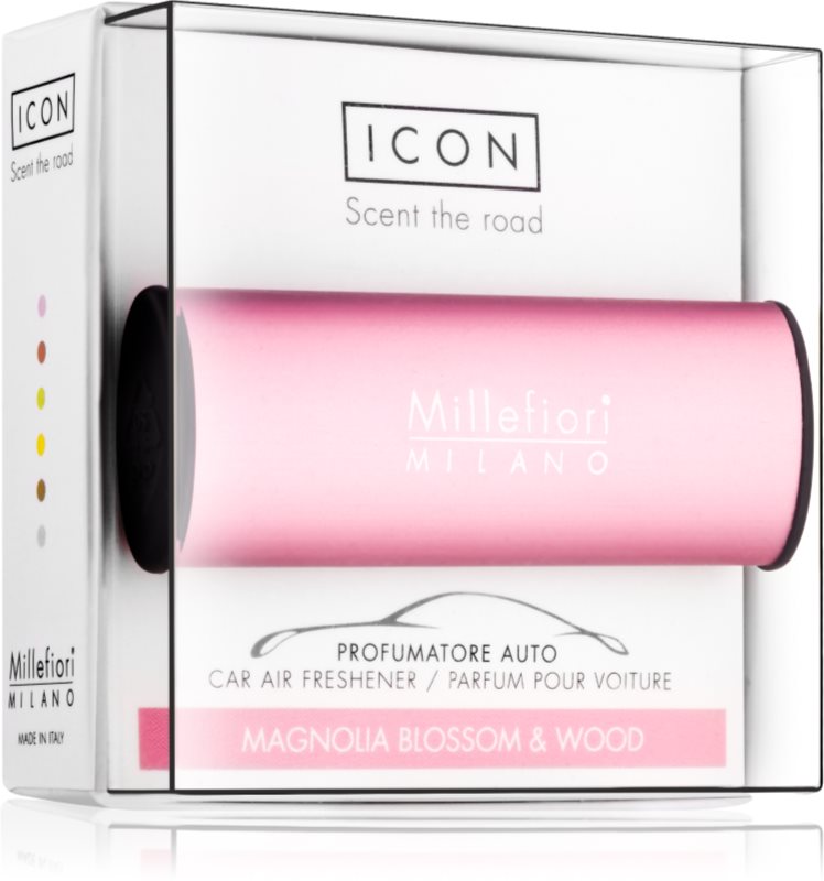 Millefiori Icon Magnolia Blossom & Wood Car Air Freshener Classic