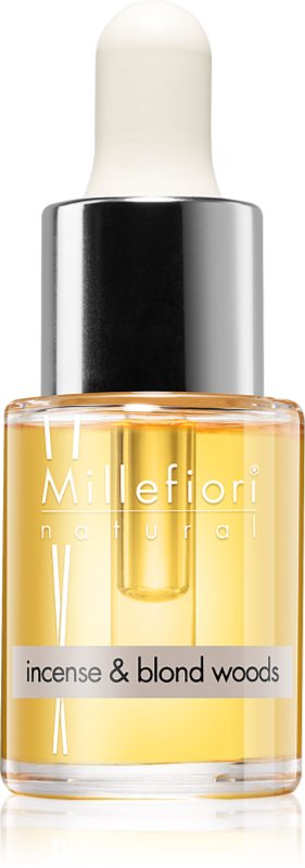 Millefiori Natural Incense & Blond Woods olejek zapachowy 15 ml