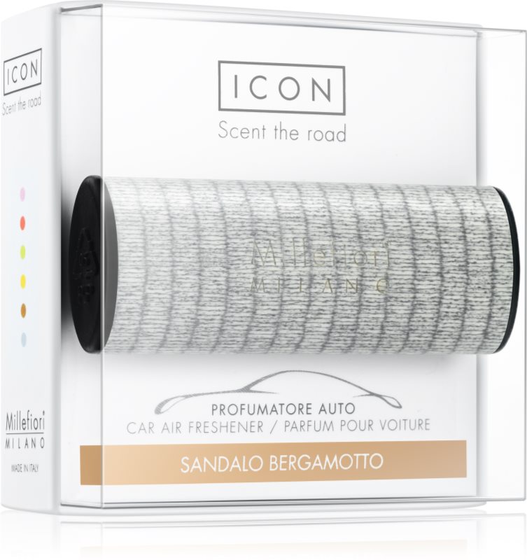 Millefiori Icon Sandalo Bergamotto parfum pentru masina Wood