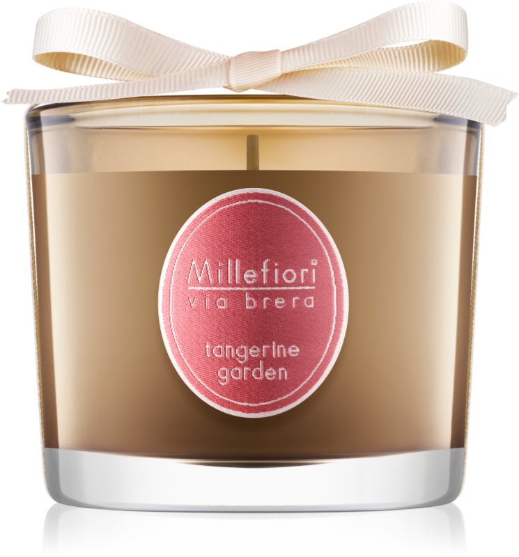 Millefiori Via Brera Tangerine Garden lumânare parfumată 180 g
