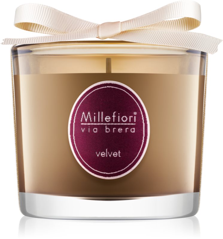Millefiori Via Brera Velvet bougie parfumée 180 g