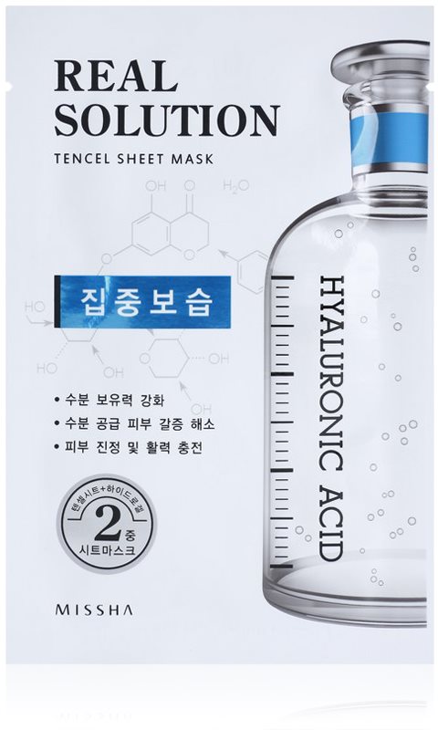 Missha Real Solution plátýnková maska s hydratačním účinkem