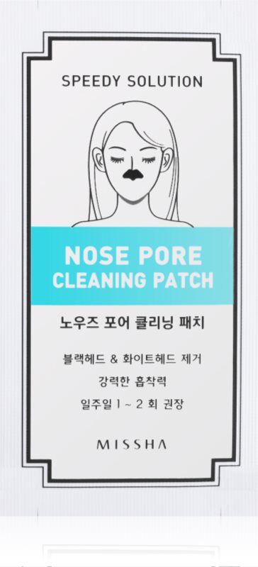 Missha Accessories čistiace pleťové náplasti na nos