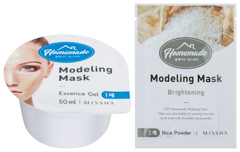 Missha Homemade Rice Powder maska modelująca z efektem rozjaśniającym