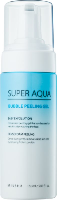 Missha Super Aqua Bubble Peeling Gel hydratační peeling