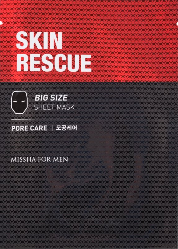 Missha For Men Skin Rescue mască cu efect de curățare pentru barbati