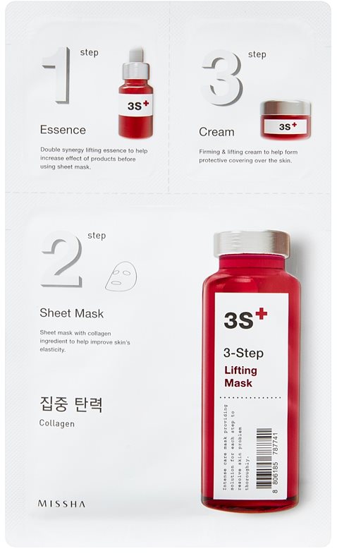 Missha 3-Step Drei-Schritt Liftingmaske