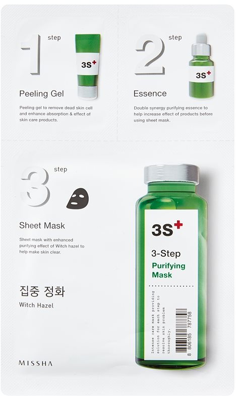 Missha 3-Step 3-Step Cleansing Mask