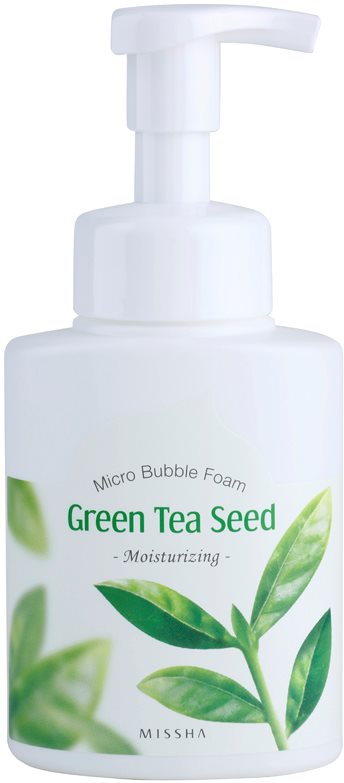 Missha Green Tea Seed Moisturising Cleansing Foam with Micro Bubbles
