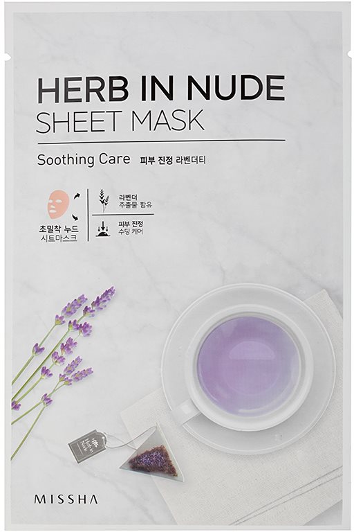 Missha Herb in Nude plátýnková maska se zklidňujícím účinkem