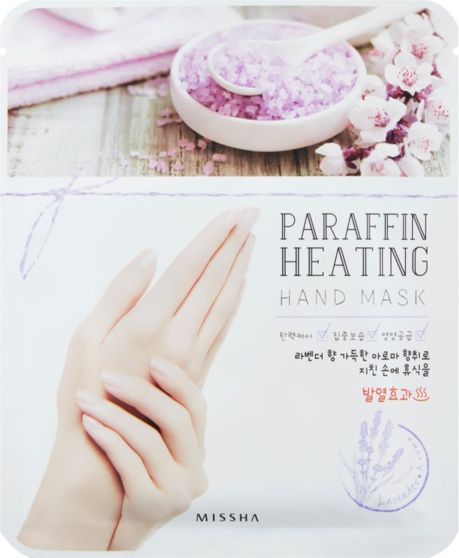 Missha Paraffin Heating parafínová maska na ruky so zahrievacím efektom