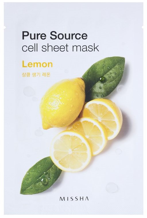 Missha Pure Source Zellschichtmaske mit erfrischender Wirkung