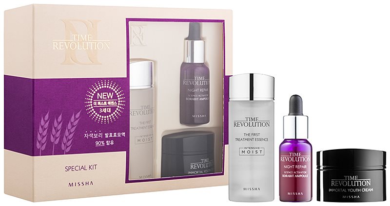 Missha Time Revolution lote cosmético I.