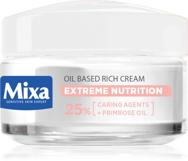MIXA Extreme Nutrition creme hidratante rico com óleo de prímula