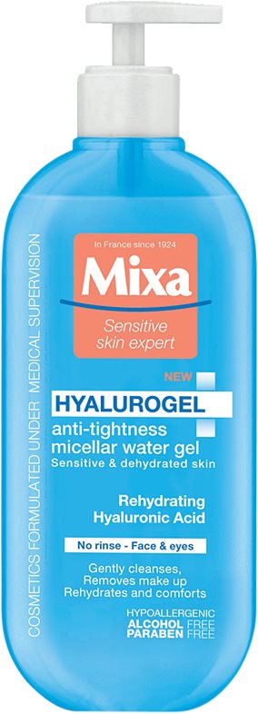 MIXA Hyalurogel micelární gel pro citlivou velmi suchou pleť