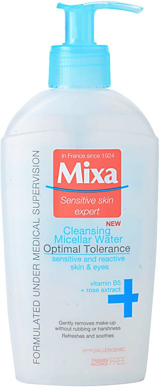 MIXA 24 HR Moisturising čisticí micelární voda