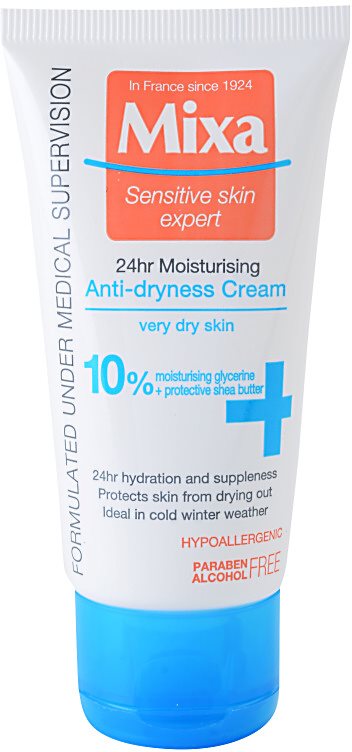 MIXA 24 HR Moisturising vlažilna in hranilna krema za zelo suho kožo