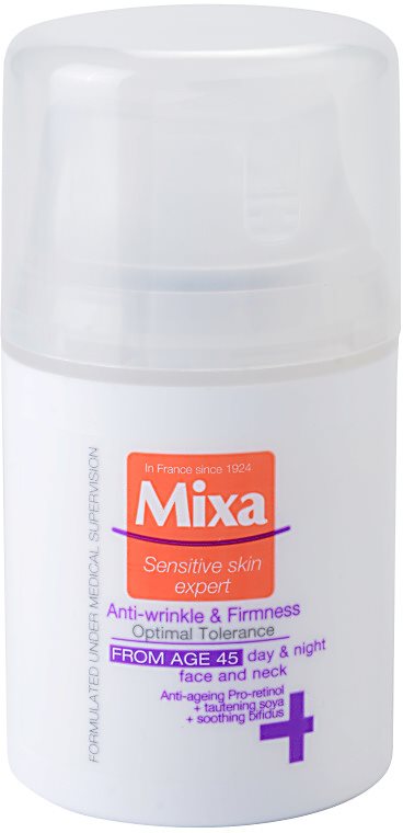 MIXA 24 HR Moisturising učvrstitvena krema proti gubam 45+