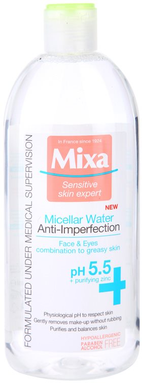 MIXA Anti-Imperfection agua micelar con efecto matificante