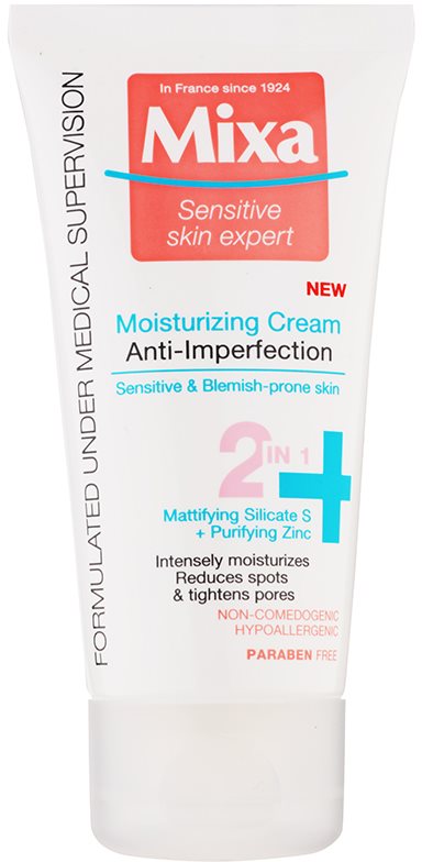 MIXA Anti-Imperfection hydratační péče proti nedokonalostem pleti