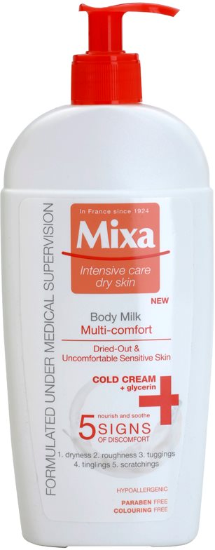 MIXA Multi-Comfort leche corporal refrescante para pieles sensibles