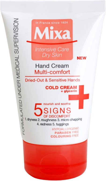 MIXA Multi-Comfort nährende und feuchtigkeitsspendende Creme für die Hände