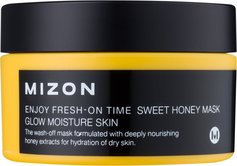 Mizon Enjoy Fresh-On Time posvetlitvena in vlažilna maska z medom za suho kožo