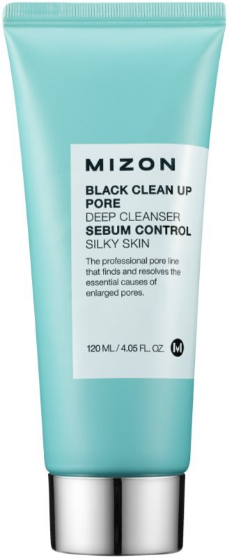 Mizon Clean čisticí pěna a peeling se solí z Mrtvého moře a dřevěným uhlím