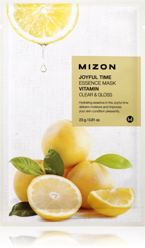 Mizon Joyful Time plátýnková maska s čisticím a osvěžujícím účinkem