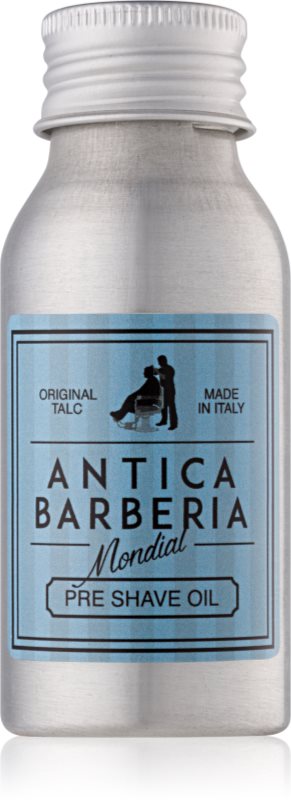 Mondial Antica Barberia Original Talc olje pred britjem