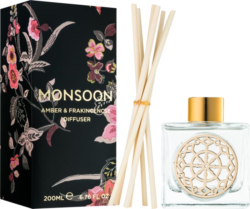 Monsoon Amber & Frakincense diffusore di aromi con ricarica 200 ml