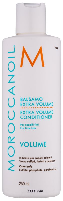 Moroccanoil Extra Volume objemový kondicionér pro jemné a zplihlé vlasy