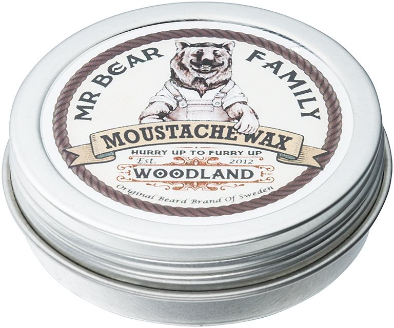 Mr Bear Family Woodland cera para bigote