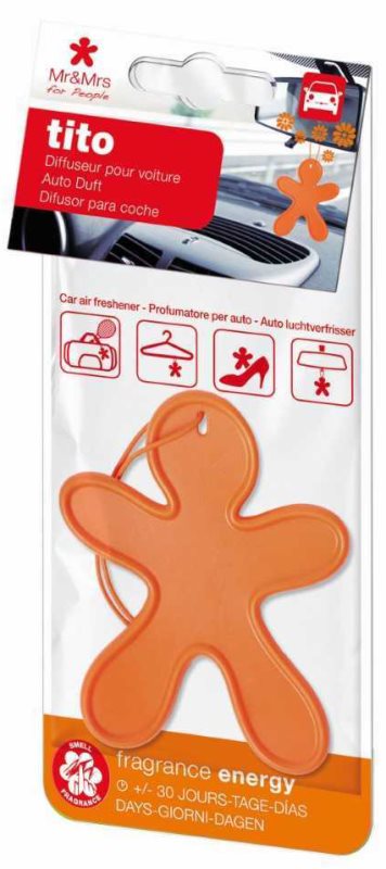 Mr & Mrs Fragrance Tito Orange Energy illat autóba (Energy)